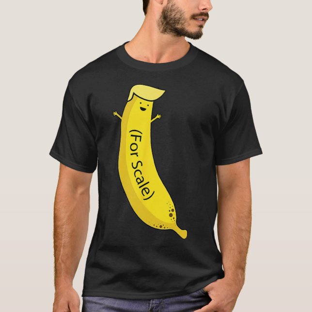 Camiseta Arrumar sua Banana (para Escala) Engraçada 2 (Frente)