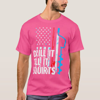 Camiseta Arrume Até Escamuflar Engraçada Pesca De Gelo De I