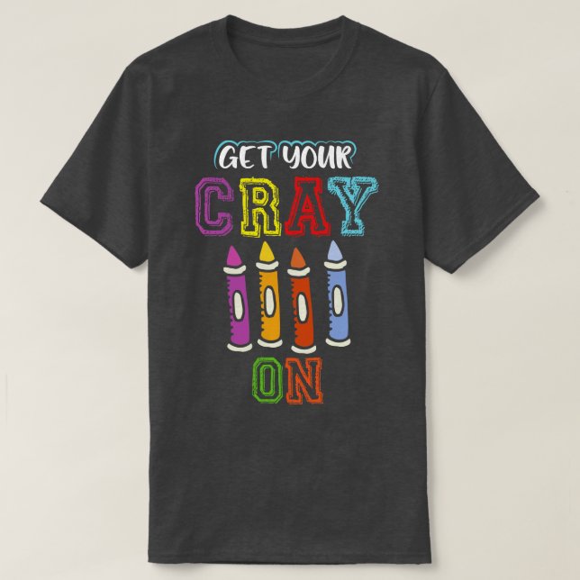 Camiseta Arrume Seu Cray Engraçado De Volta Para O Presente (Frente do Design)