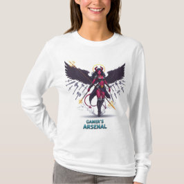 Camiseta "Arsenal das Sombras: Jogadora Anjo Diabo"