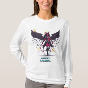 Camiseta "Arsenal das Sombras: Jogadora Anjo Diabo"