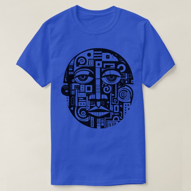 Camiseta Art Abstrato Face 3 (Frente do Design)