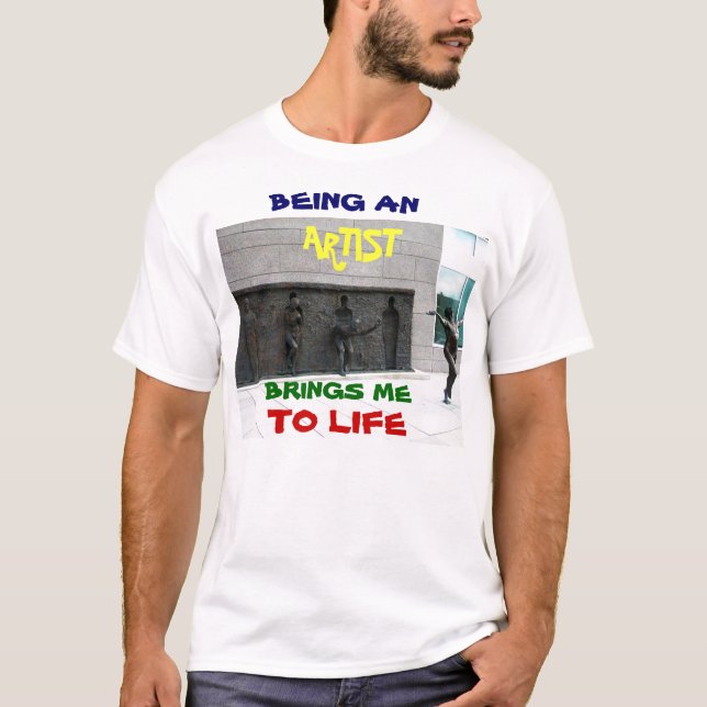 camiseta ART BRINGS ME TO LIFE (Frente)