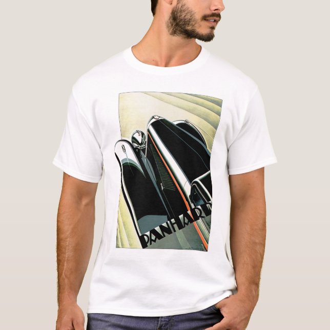 Camiseta Art Deco Automobile (Frente)