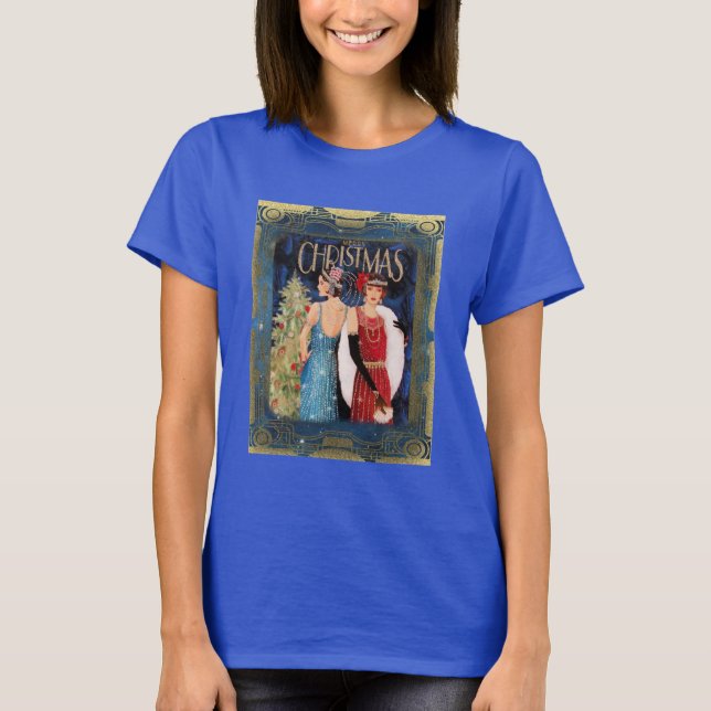 Camiseta Art Deco Christmas Fashion (Frente)