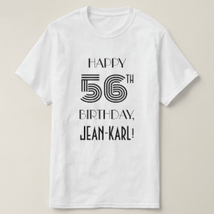 Camiseta Art Deco Inspira 56ª Festa de aniversário