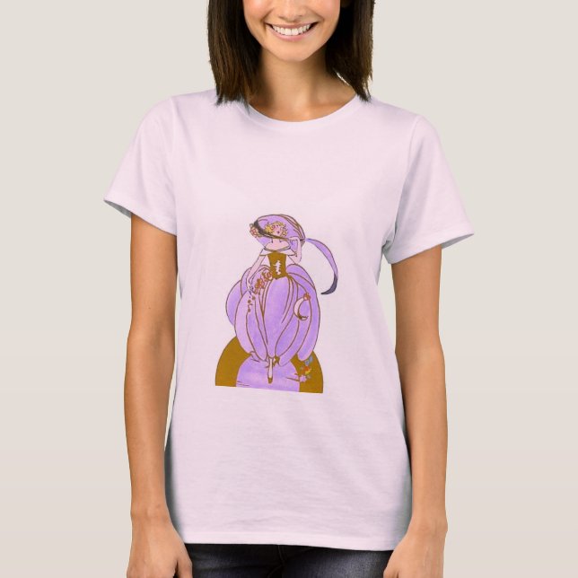 CAMISETA ART DECO LADY (Frente)