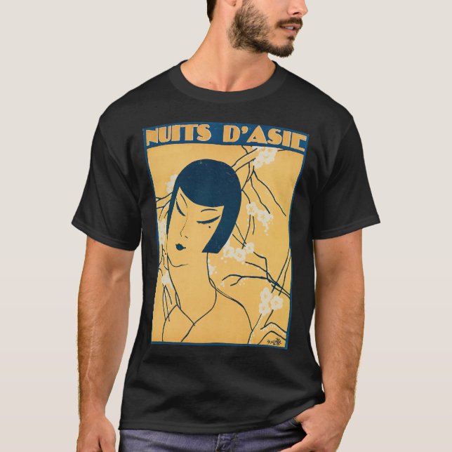 Camiseta Art Deco Minimalista Mulher (Frente)