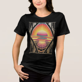 Camiseta Art Deco Negro