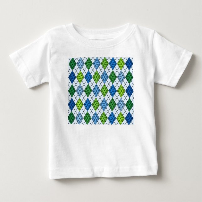 Camiseta Art Deco Rain Argyle (Frente)