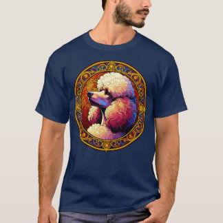Camiseta Art Deco Standard Poodle Legal Poodle Art