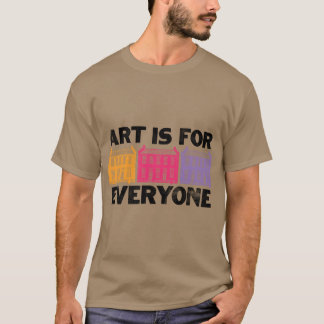 Camiseta ART É PARA TODOS OS Princeton Art Guild Oversize