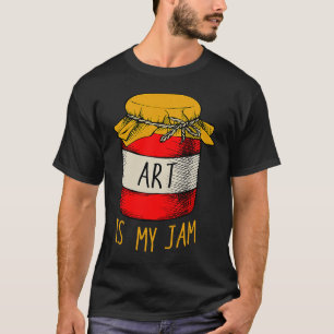Camiseta Art Fan Jam Professor Estudante Paixão Hobby Entus