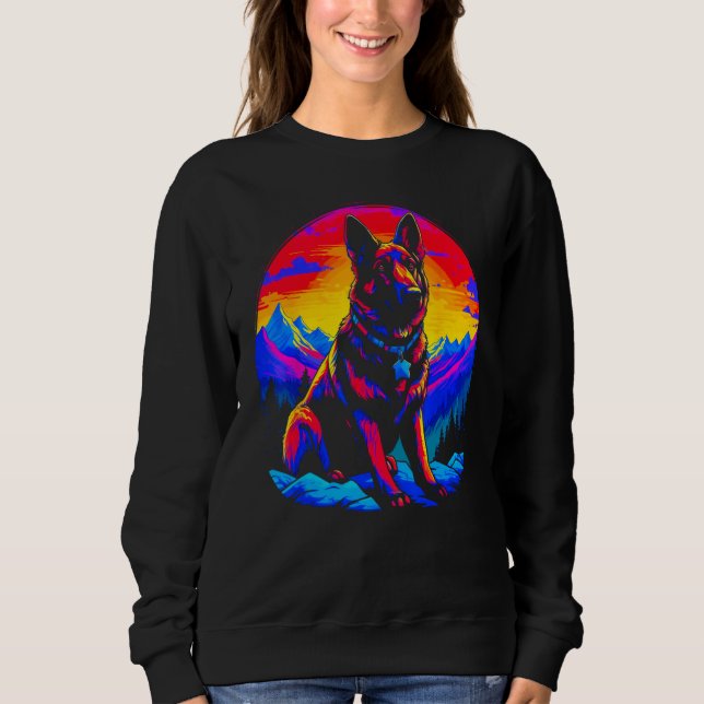 Camiseta Art German Shepherd Dog (Frente)