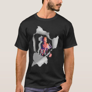 Camiseta Art Horse Running Horse Animal For Men Women