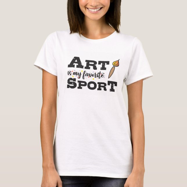 Camiseta Art is My Fav Sport (Frente)