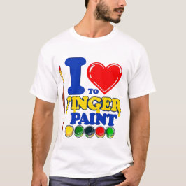 Camiseta Art Lover Tee - I Heart Finger Paint