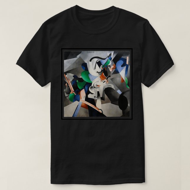 Camiseta Art Movements, Dadaism, Francis Picabia Premium  (Frente do Design)