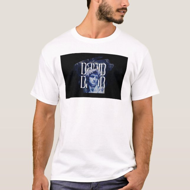 Camiseta Art Never Dies | Escultura de David (Frente)
