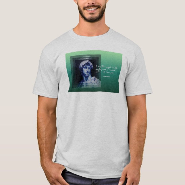 Camiseta Art Never Dies | Escultura de David (Frente)