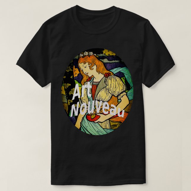 Camiseta Art Nouveau (Frente do Design)