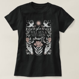 Camiseta Art Nouveau Christian Faith Bíblia Verso Religioso