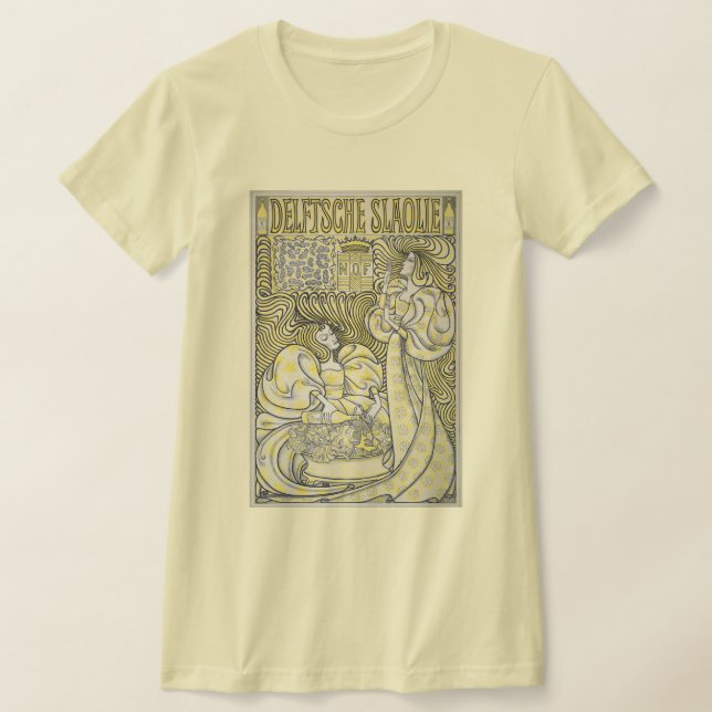Camiseta Art Nouveau Impressão (Postura )