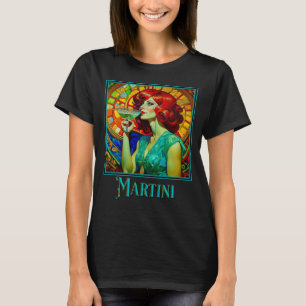 Camiseta Art Nouveau Martini