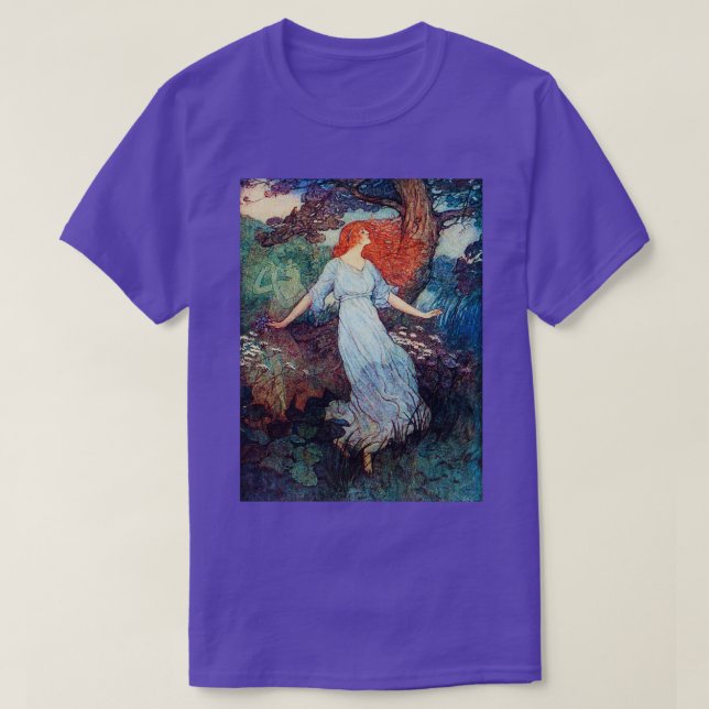 Camiseta Art Nouveau por Elenore Abott (Frente do Design)