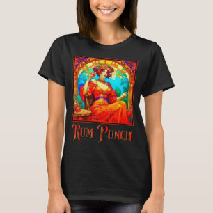 Camiseta Art Nouveau Rum Punch