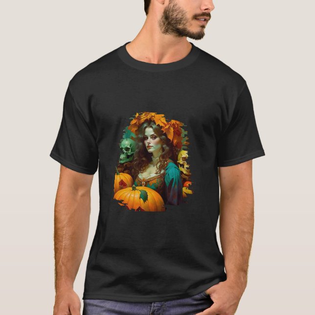 Camiseta Art Nouveau Samhain (Frente)