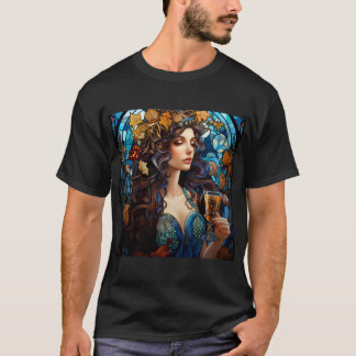 Camiseta Art Nouveau StainGlass