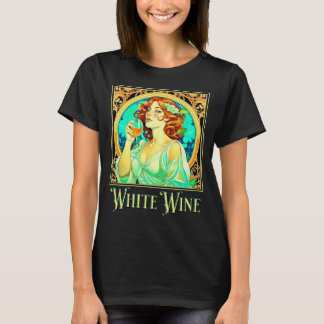 Camiseta Art Nouveau Vinho Branco