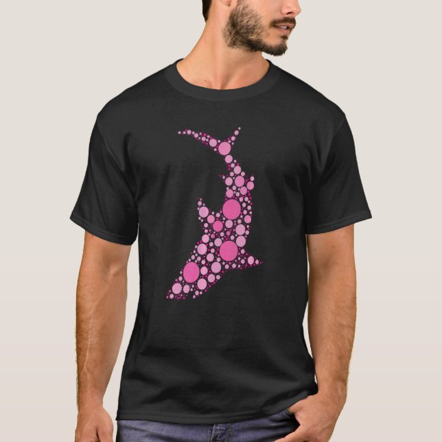 Camiseta Art Patterno Colorido Shark Setembro Internacional (Frente)