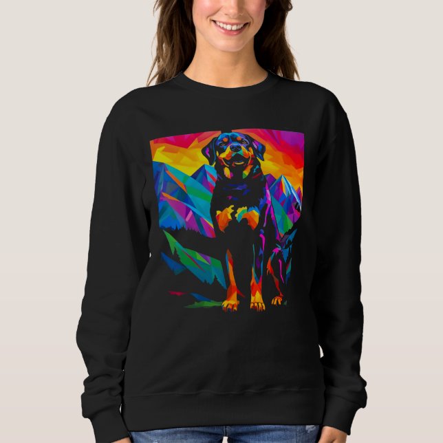 Camiseta Art Rottweiler Dog (Frente)