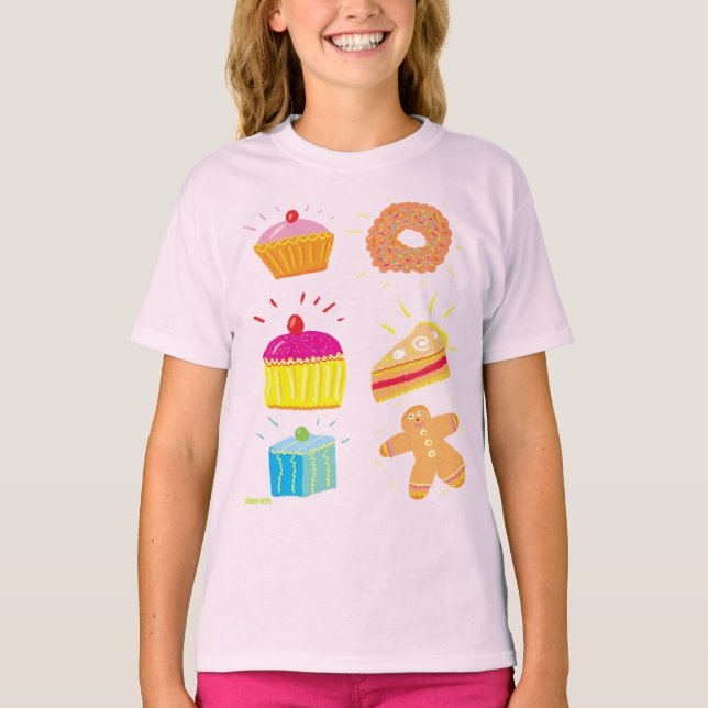 Camiseta Art T-Shirt: Swetheart Cakes (Frente)