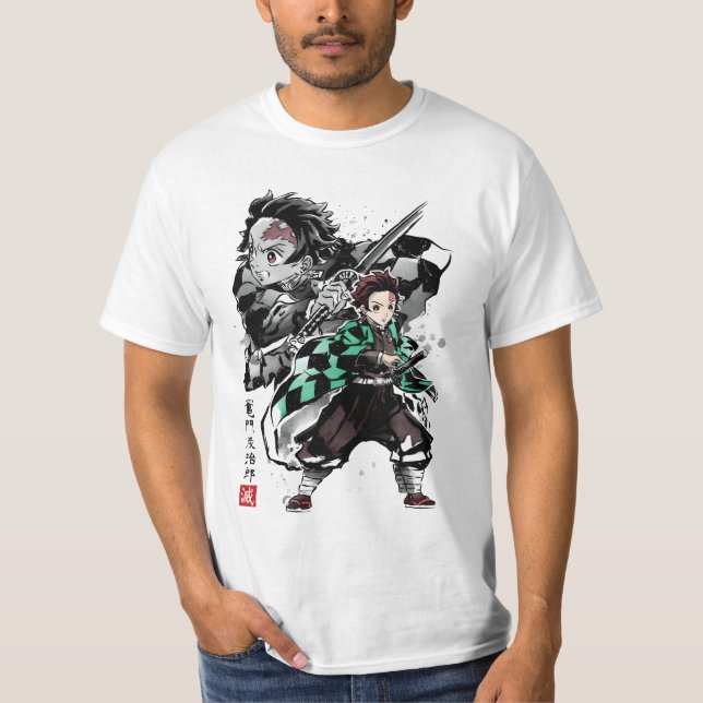 Camiseta Art tanjiro kamado (Frente)