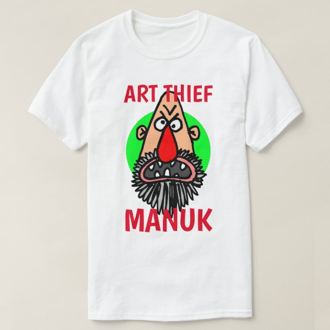 CAMISETA ART THIEF MANUK T SHIRT (Frente do Design)