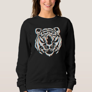 Camiseta Art Tiger Face Line Ano De Desenhar Ano Do Tigre C