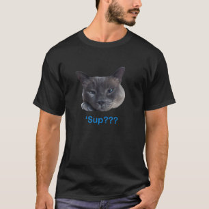 Camiseta Arte4simon Blue-Point Siamese 'Sup? Gato