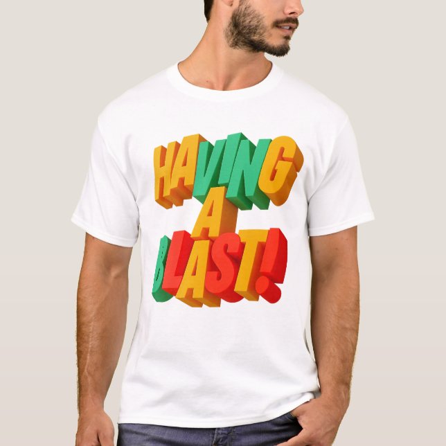 Camiseta Arte 3D divertida (Frente)
