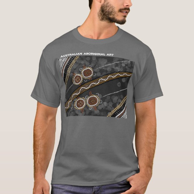 Camiseta Arte aborígene australiana (Frente)