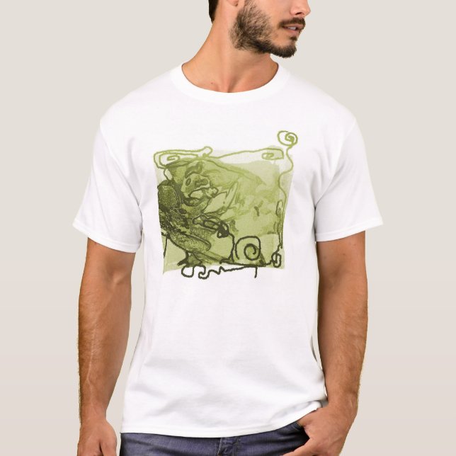 Camiseta arte abstracta (Frente)