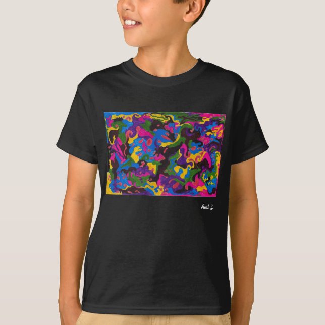 Camiseta Arte abstracta por Ruth Z. (Frente)