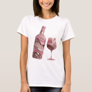 Camiseta Arte Abstrata Bold Gold Design Abstrato