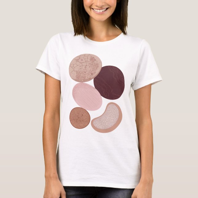 Camiseta Arte abstrata cinza ARREBATADORA Design Gráfico (Frente)