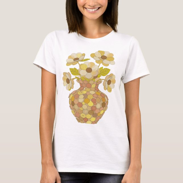 Camiseta Arte abstrata cinza STATEMENT Design abstrato (Frente)