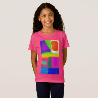 Camiseta Arte abstrata colorida 16