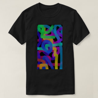 Camiseta Arte abstrata colorida 17