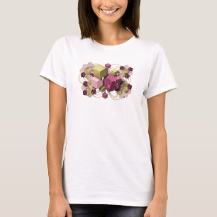 Camiseta ARTE ABSTRATA COLORIDA E LIMPA Impressão de Moda